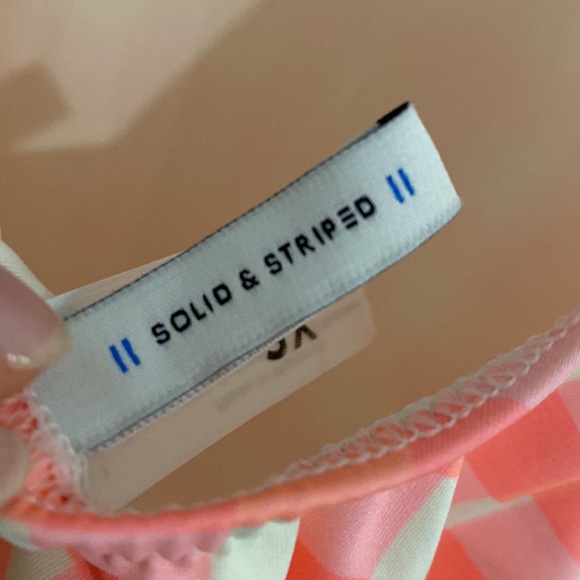 Solid & Striped Annemarie gingham One piece swimsuit - Picture 3 of 4